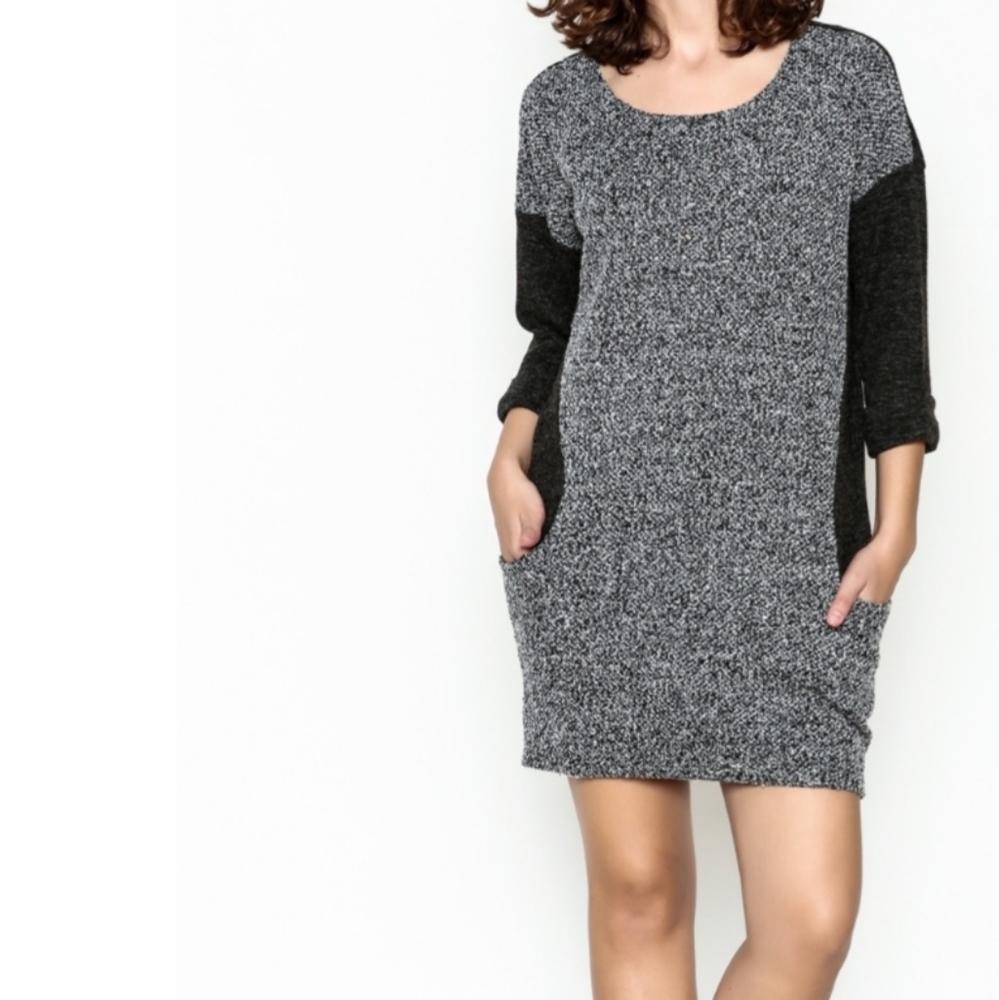 Sweater dress. Size S but fits M.